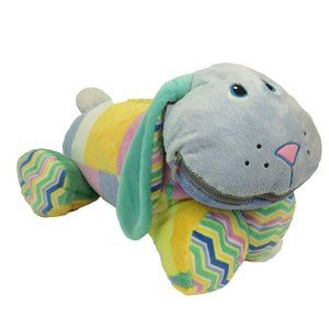 Stuffies Easter Bunny Rabbit Plush Stuffed Animal 19" Long Colorful Pastel Toy